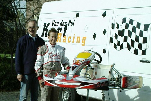 Mike Barten op Sodi Kart